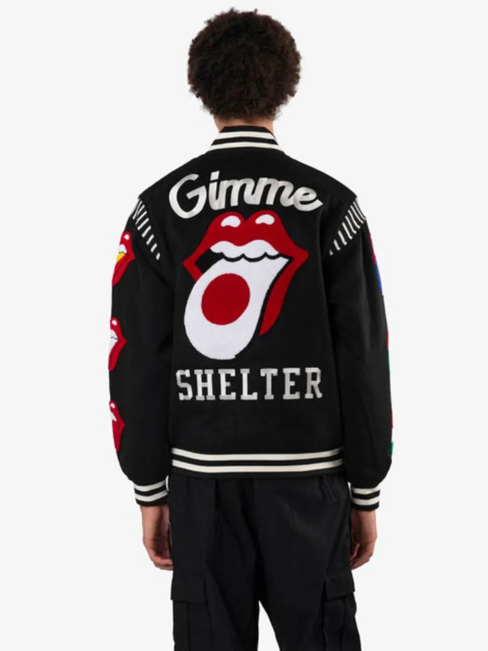 Rolling Stones x Market “Gimme Shelter” Varsity Jacket